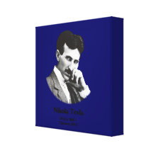 Young Tesla Gallery Wrapped Canvas