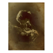 Young Vampires in Love Post Card