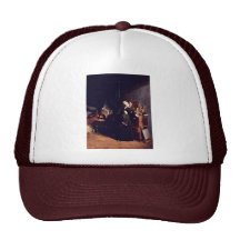 Young Widow By Fedotow Pawel Andrejewitsch Trucker Hats