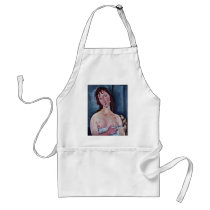 Young Woman By Modigliani Amedeo Apron