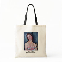 Young Woman By Modigliani Amedeo Bag