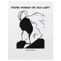 Young Woman Or Old Lady? (Optical Illusion)