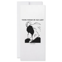 Young Woman Or Old Lady? (Optical Illusion)