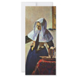 Young Woman With A Water Pitcher.,  By Johannes Ve Full Color Rack Card
