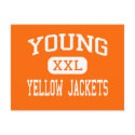 Young - Yellow Jackets - High - Knoxville postcards