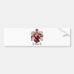 Younge Coat of Arms Younge Family Crest Bumper Sticker