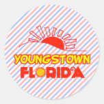 Youngstown, Florida Round Stickers