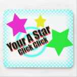 Your A Starr "Click Click" Mouse Pad mousepads