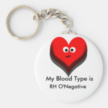 Your Blood Type Keychain