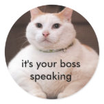 your boss sticker