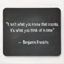 Your chalkboard quotes mouse mats