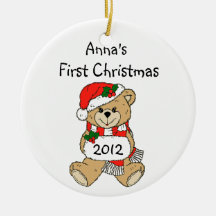Your Child's Name First Christmas Ornament 2012