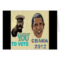 Your Country Need You to Vote OBAMA 2012 Cards