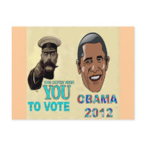 Your Country Need You to Vote OBAMA 2012 Post Card