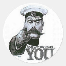 Your Country Needs You Sticker