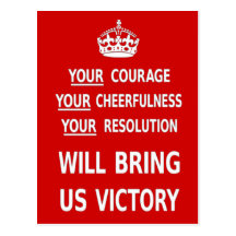 Your Courage Will Bring Us Victory. Best Price Postcards