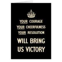 Your Courage Your Cheerfulness Your Resolution Card