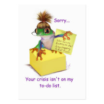 Your Crisis Business or Calling Card Business Card Template