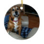 Your doggy on an ornament
