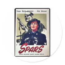 Your Duty Ashore His Afloat Spars Sticker