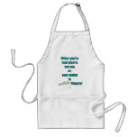 Your Fidgety Wallet aprons