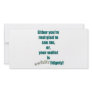 Your Fidgety Wallet Personalized Photo Card