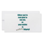 Your Fidgety Wallet photo cards