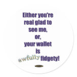 Your Fidgety Wallet stickers
