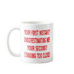 Your First and Second Mistakes Mugs
