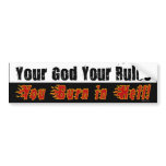 Your God Bumper Sticker bumper stickers