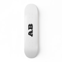 Your Letter Custom initials. Black White. Monogram