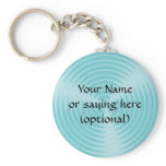 Your message here in blue - keychain