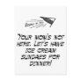 Your Mom's Not Here Postcard
