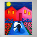 Your My Valentine Poster Print by Lisa Lorenz