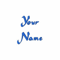 Your name. Customisable Blue & Black