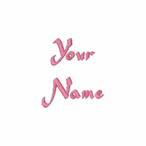 Your name. Customisable Pink