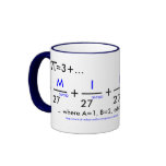 Your name in pi - customisable! mugs