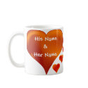 Your Names personalised love mug