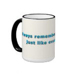 Your not unique joke mug