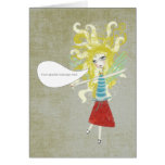 Your own message whimsical doll sweet angel card by Rupydetequila Your own message whimsical doll sweet angel card