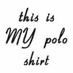 Your own polo T-shirt! embroidered shirts