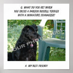 Your Photo! Best Friend Parson Russell Terrier Mix Posters