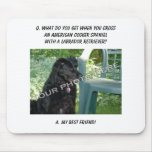 Your Photo! My Best Friend Am. Cocker Spaniel Mix mousepads