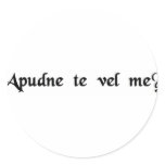 Your place or mine? stickers