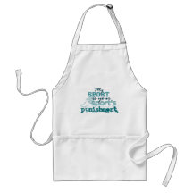 Your sport's punishment (teal) aprons