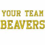 Your Team Name Beavers Embroidered Track Jacket