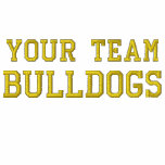 Your Team Name Bulldogs Embroidered Hoodie