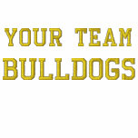 Your Team Name Bulldogs Embroidered Polo Shirt embroidered shirts