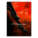 Your Treat Sexy Halloween Greeting Card