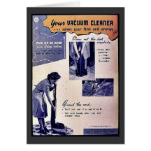 Your Vacuum Cleaner Greeting Cards